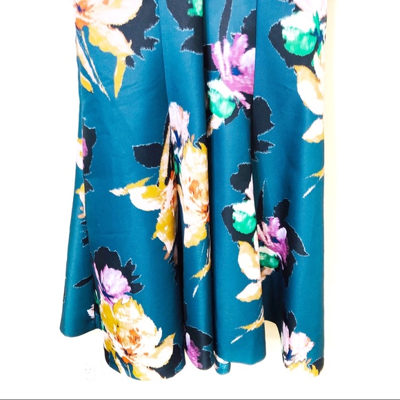 SOLD Anthropologie Moulinette Soeurs Teal Floral - Picture 5 of 12